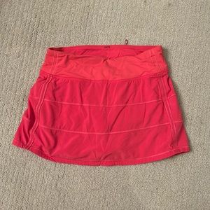 Lululemon size 2 pink tennis skirt